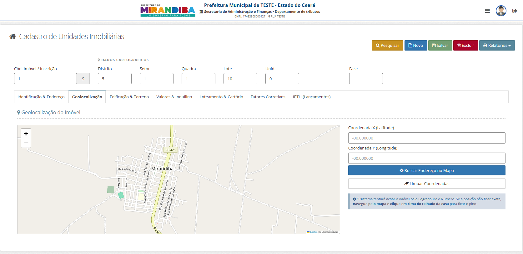 Módulo Imobiliário